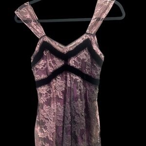 John Galliano Ombré Lace Camisole Tank